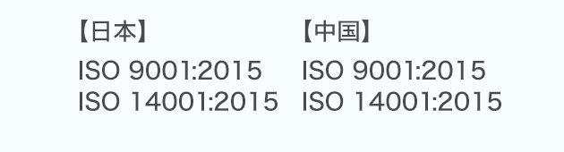 ISO認証番号